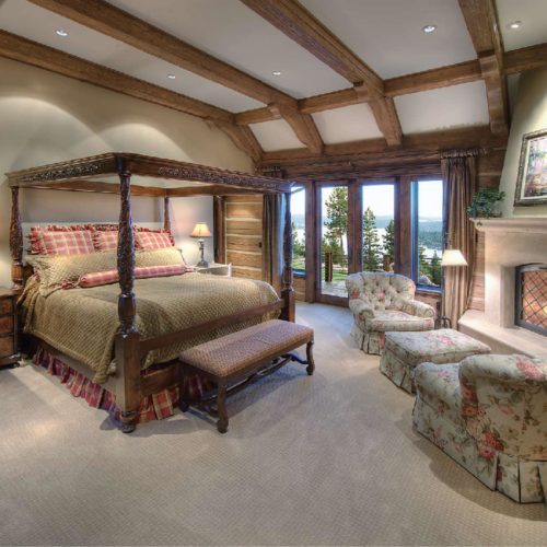 Timber Frame bedroom