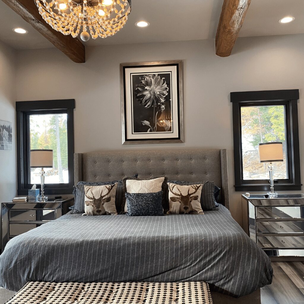 hybrid home interior bedroom modern design