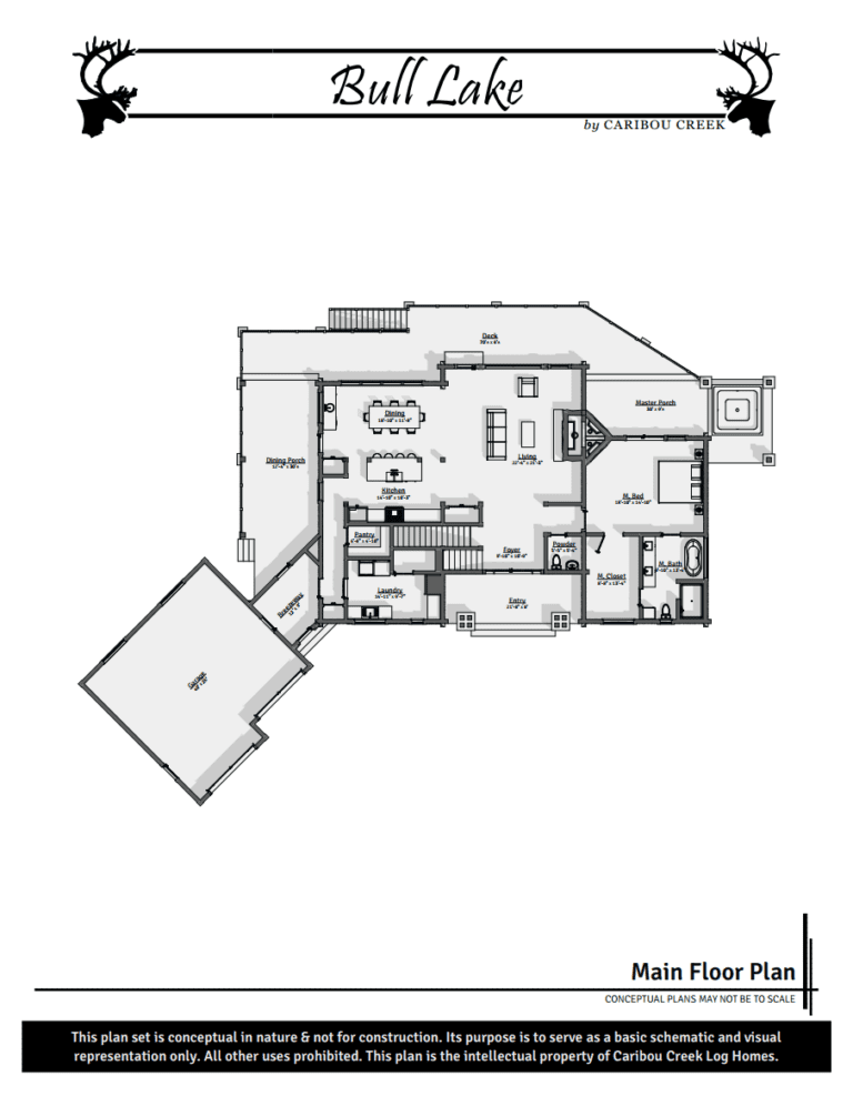 Bull Lake Log Home Caribou Creek Log Homes