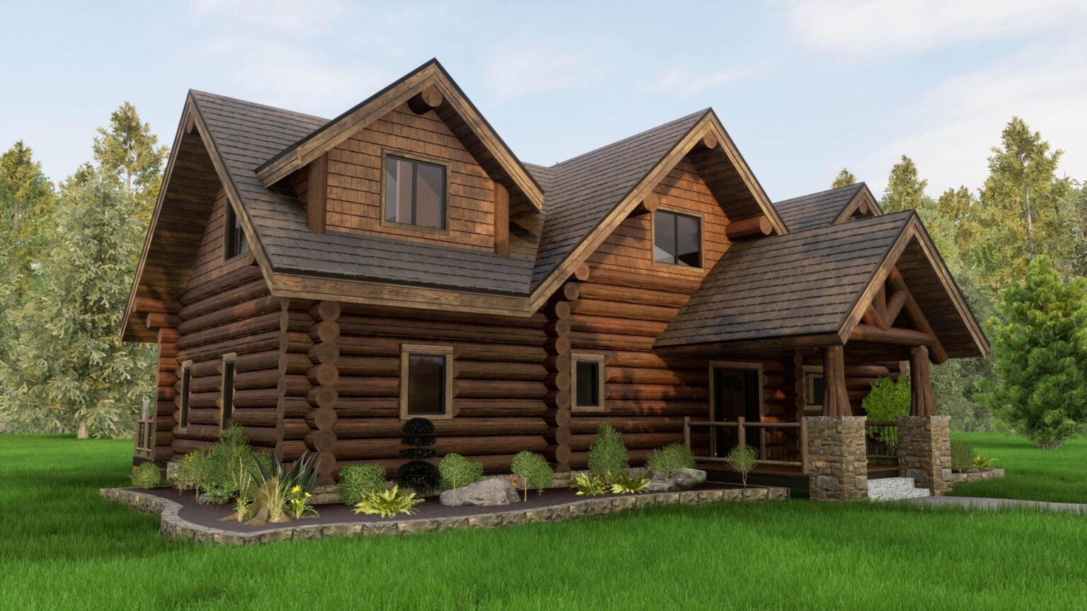 The Koocanusa - Caribou Creek Log Homes